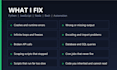 fix bugs in your python, javascript or automation script