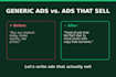 write high converting facebook and google ad copy
