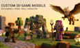 create custom minecraft blockbench model, mob, npc, and 3d animation