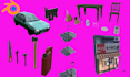 create ps1 psx n64 low poly game assets, props and environment models