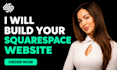 design and develop a squarespace website