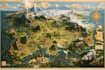 make a fantasy map illustration for map