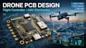 design drone pcb, flight controller and uav electronics