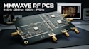design mmwave pcb, rf pcb layout, 5g antenna and high frequency gcpw 50ohm pcb