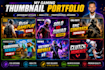 design professional gaming thumbnails