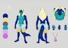 draw furry character art design, furry illustration pfp, fursona reference sheet
