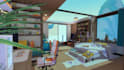 do 3d custom vrchat world, vrc world environment, vrchat house interior design
