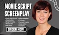 write movie script screenplay, screenwriting, film script TV show short film