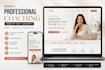 design a professional coaching website that converts