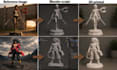 sculpt custom 3d anime figures and action figures