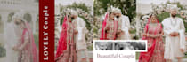 design premium wedding album pages and creative posters