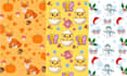 create cute cartoon seamless pattern design for fabric and print