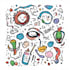 create a hand drawn doodle illustration