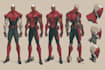 draw superhero character illustration