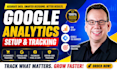 setup google analytics 4 ga4, GTM, conversion and ecommerce tracking
