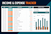 build a custom income and expense tracker in excel or google sheets