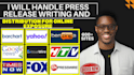 handle press release writing and distribution for online exposure