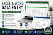 do data entry, copy paste and excel data entry