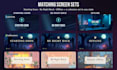 design an animated stream package for twitch