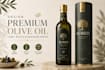 design premium olive oil label, bottle label and supplement packaging design