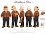 design cartoon character sheet