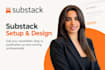 set up and design substack newsletter design beehiiv substack newsletter post
