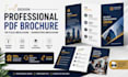 design professional pdf brochure, tri fold brochure, marketing brochure
