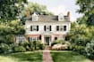 unique style watercolor house portrait