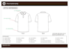 design a complete polo shirt tech pack and technical flats