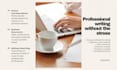 write professional business letters, emails and documents