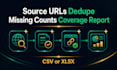 deliver source tracked public business data in CSV or excel