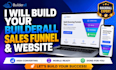 build a high converting builderall sales funnel and website