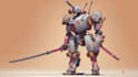 draw amazing character mecha robot illustration
