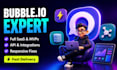 build bubble io website, bubble app, bubble developer, bubble saas, bubble io