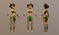 create 3d game character modeling, stylized characters and pixelated art models