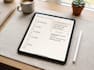 design a custom aesthetic hyperlinked digital planner for goodnotes