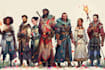 draw your dnd group party illustration