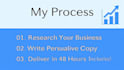 write website content, landing page and about us page
