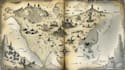 illustrate medieval fantasy and sci fi maps