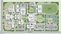 create international school campus map, academic layout, school master site plan