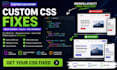 fix custom CSS errors, media queries, calc and variable issues