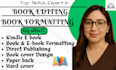 do book formatting and kdp book formatting