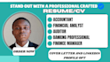 write and revamp your accounting and finance resume