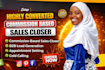 be your commission based sales closer and sales representative