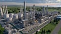 create oil gas, industrial plant design refinery cracking pipeline equipment