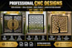 create professional cnc design in autocad dxf dwg