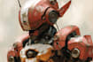 do anime style mecha robot illustrations