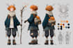character concept art and character design