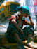 sci fi character illustration or sci fi character