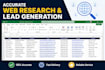 do  data entry ,excel, PDF to excel and web search